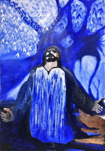 Jesus Prays in the Garden